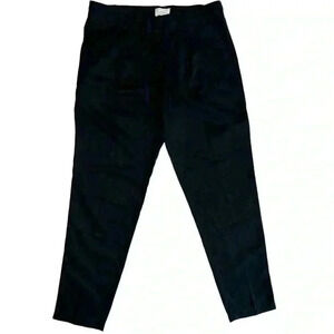 Black 100% Lyocell button drawstring pants nwot size small